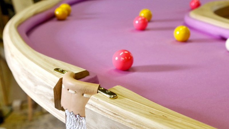 Illustration for article titled Homer Simpson Would Play For Hours on This Donut-Shaped Pool Table